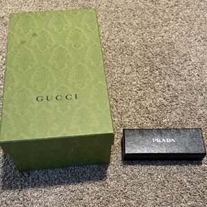 Prada Black Glasses Case for Men